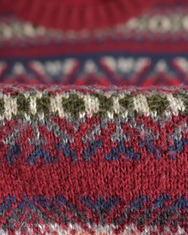 بافت وینتیج قرمز Muscle