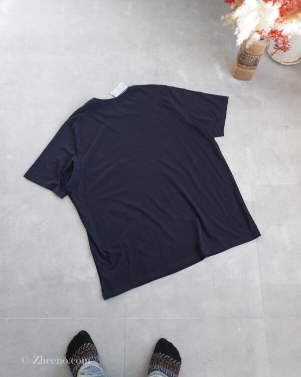 تیشرت نخی سرمه ای تیره Livergy