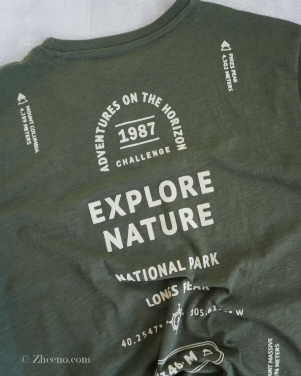 تیشرت نخی سبز پررنگ Livergy