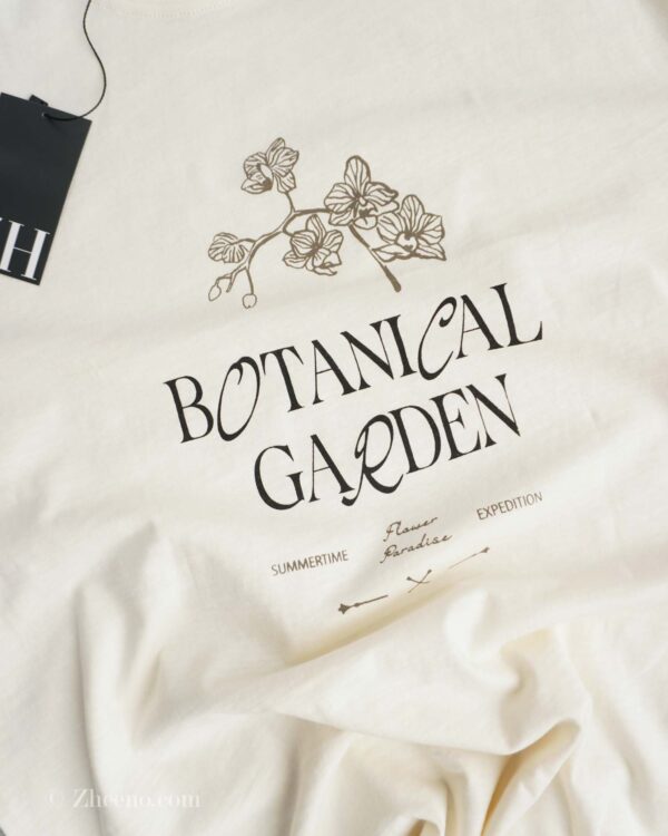 تیشرت کرم طرح دار Livergy - Image 3