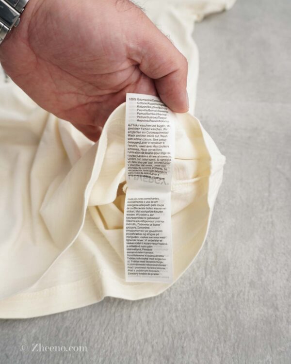 تیشرت کرم طرح دار Livergy - Image 4