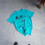 تیشرت نخی آبی روشن Livergy