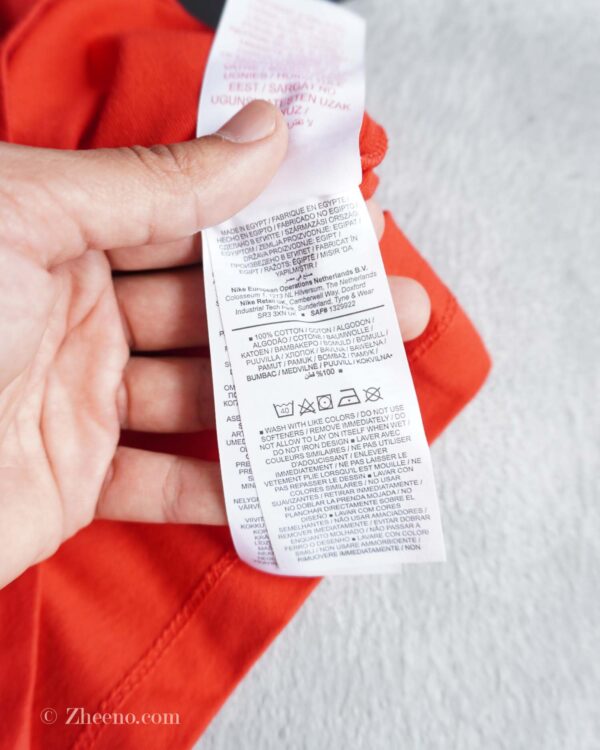 تیشرت قرمز بچه گانه Nike - Image 4