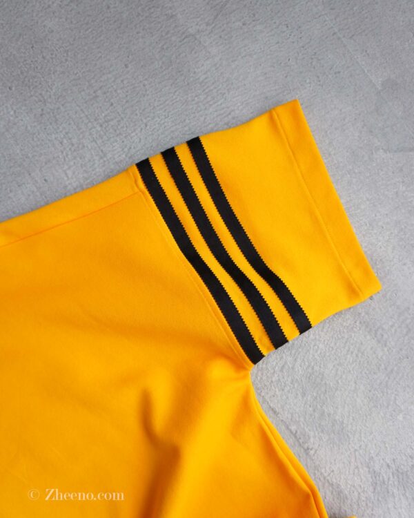 تیشرت بلند خردلی زنانه Adidas - Image 3