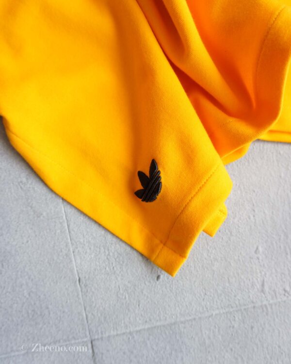 تیشرت بلند خردلی زنانه Adidas - Image 5