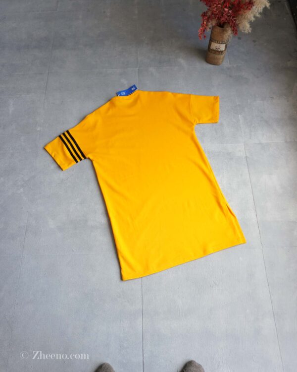 تیشرت بلند خردلی زنانه Adidas - Image 8