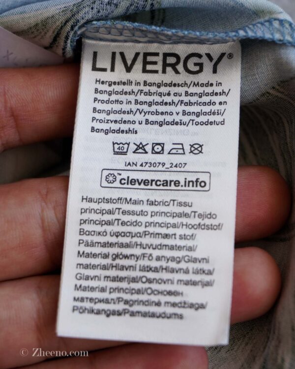 پیراهن هاوایی آستین کوتاه Livergy