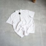 پیراهن نخی آستین کوتاه سفید ساده Livergy