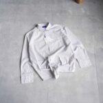 پیراهن نخی آستین بلند اورسایز سفید راه راه Jack&Jones