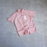 پیراهن نخی آستین کوتاه صورتی Jack&Jones
