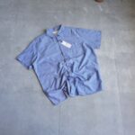 پیراهن نخی آستین کوتاه آبی Jack&Jones