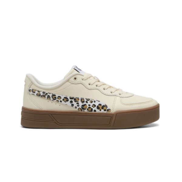 کتونی کژوال زنانه پوما Puma Skye Leo کرم پلنگی – کد 401013-02