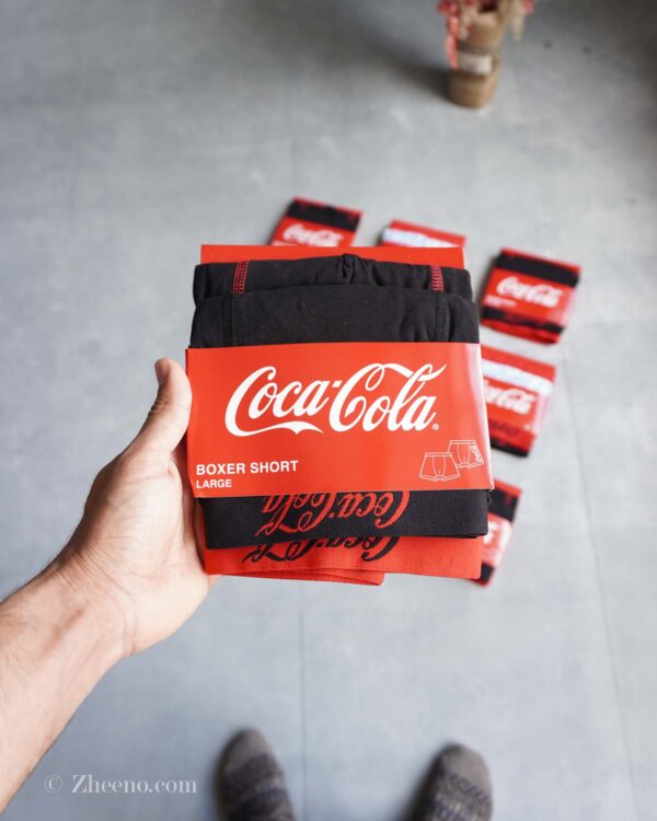 شورت نخی مشکی CocaCola پک 2 عددی - Image 11