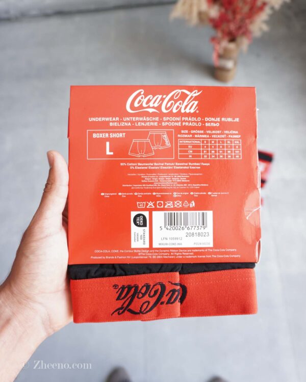 شورت نخی مشکی CocaCola پک 2 عددی - Image 12
