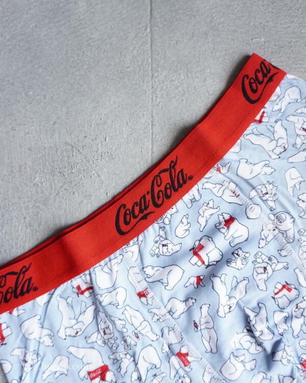 شورت نخی آبی-قرمز CocaCola پک 2 عددی - Image 3