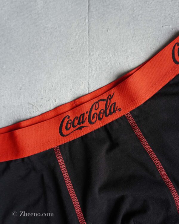 شورت نخی مشکی CocaCola پک 2 عددی - Image 3