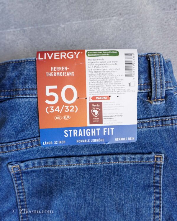 شلوار جین راسته Livergy