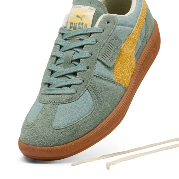Puma Palermo Weathered 401722-01 با رویه جیر پرزدار و پارچه