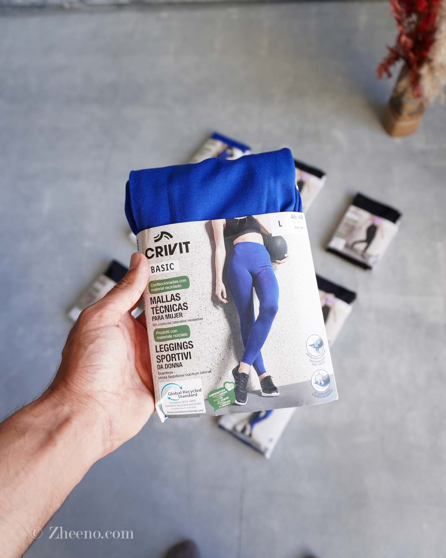 لگ ورزشی آبی ساده Crivit