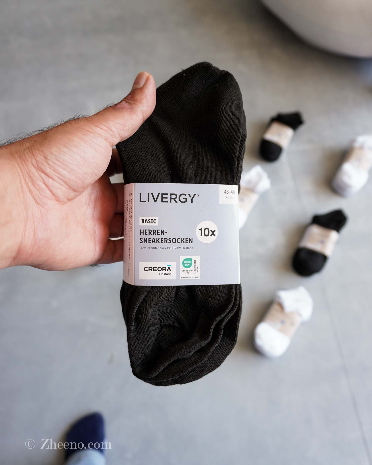 17842843261649231 پک ۱۰ جفتی جوراب مچی مردانه مشکی Livergy