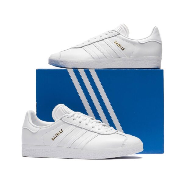 کتونی کژوال آدیداس Adidas Gazelle کد BB5498 | تمام سفید