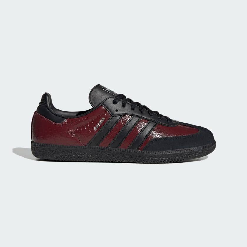 IMG_2215 کتونی آدیداس سامبا Adidas Samba JQ3082 زرشکی مشکی