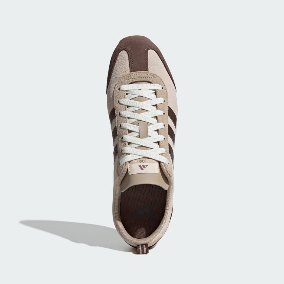 کتونی Adidas VS Jog 2.0 JQ8539 کرم و قهوه‌ای