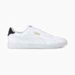 کتونی Puma Shuffle 309668-01 سفید مشکی طلایی