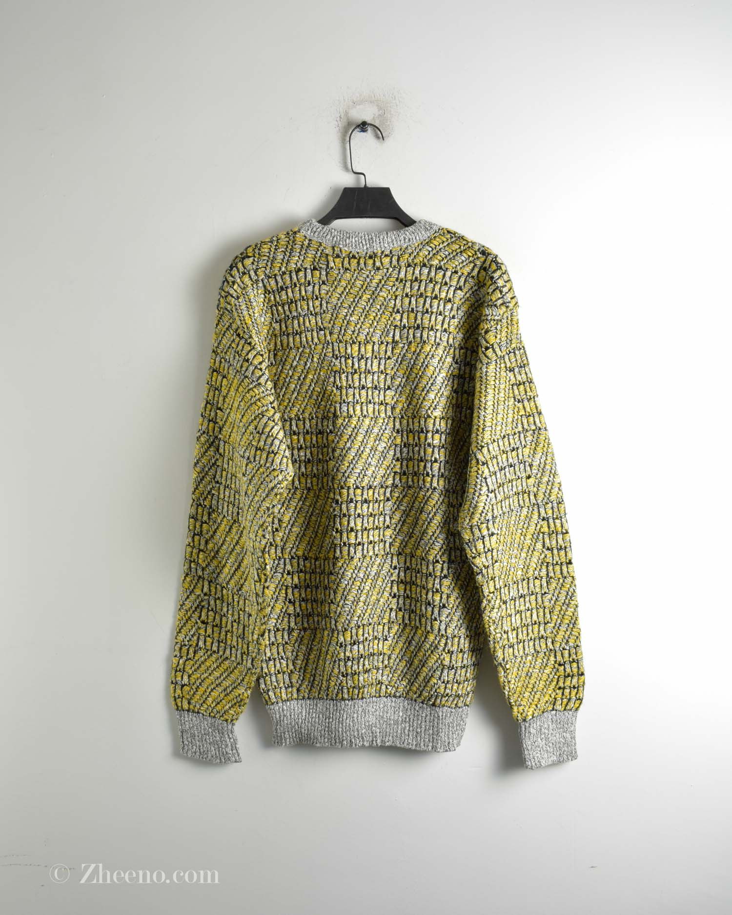 <b>بافت وینتیج زرد Bugatchi</b>